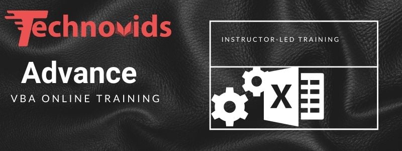 Advance VBA Online Training