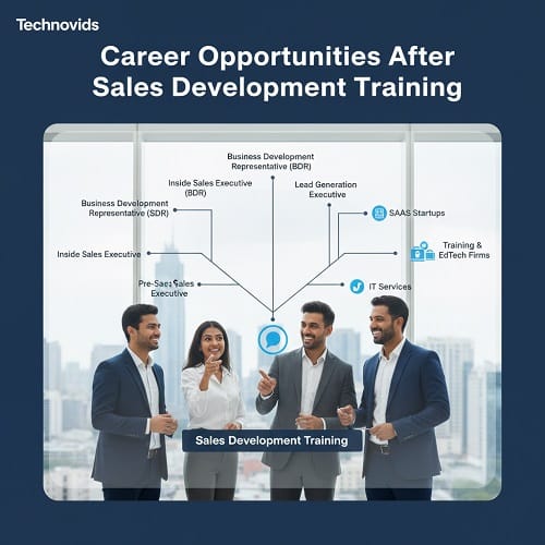 Career growth opportunities after sales development training