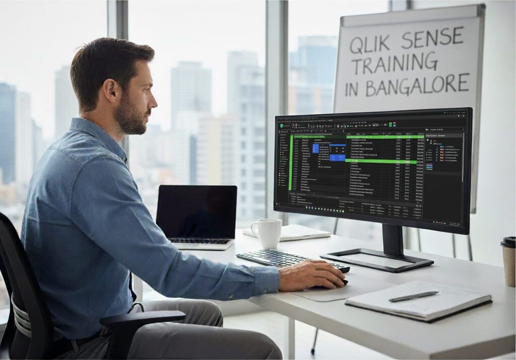 Qlik Sense training sessions and dashboard examples at Technovids